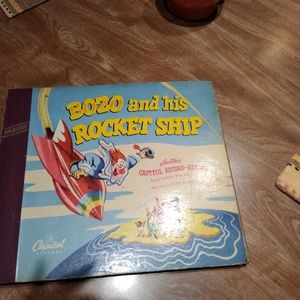 Vintage Bozo the clown record set